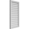 Ekena Millwork Vertical Surface Mount PVC Gable Vnt: Non-Functional, w/2"W x 1-1/2"H, Brickmould Frame, 20"W x 40"H GVPVE20X4002SN - alternate 4